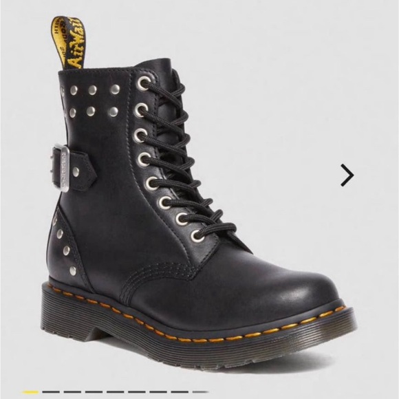 Dr Martens 1460 Pascal Napa Leather Boots - Picture 6 of 11